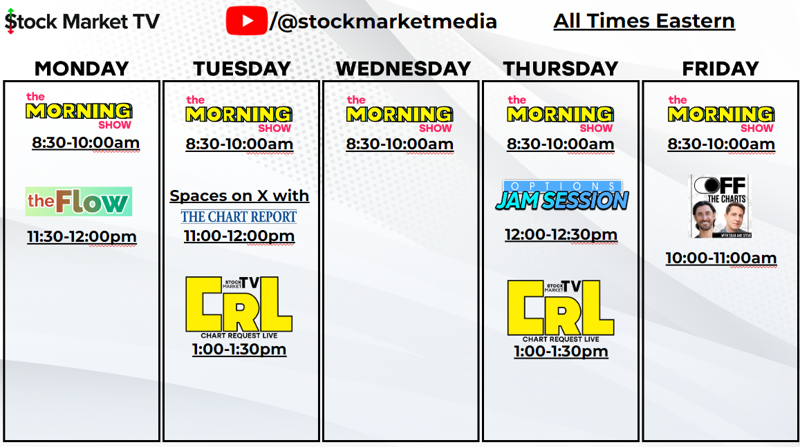 Stock Market TV Calendar